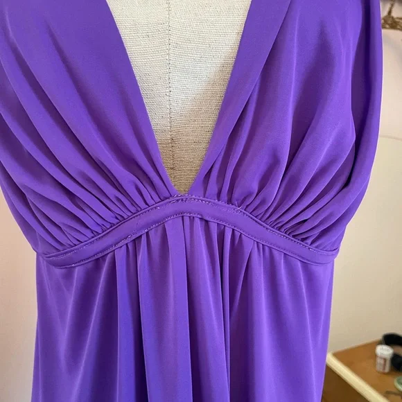 Natori Vibrant Purple Gown Size S - Picture 4 of 8